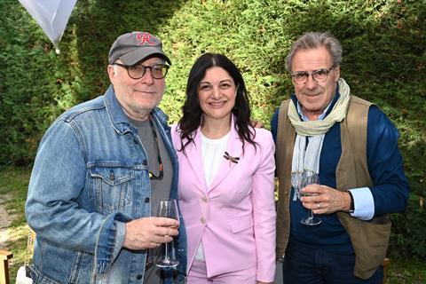 Mark Myers, Citizen Skull Productions; Beverly Cutajar, Malta Film Commission; Pierre Agius, Mediterrane Film Festiva